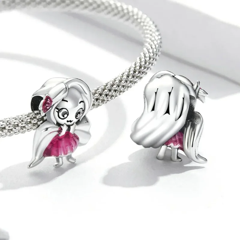 (zdjęcie do) Charms Typu Pandora Dziewczyna z długimi włosami - SCC2172 - Wyświetl 4