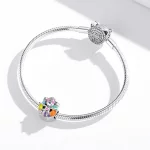 Charms Typu Pandora Dziewczyna z kółkiem do pływania - SCC1918