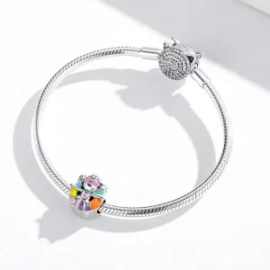 Charms Typu Pandora Dziewczyna z kółkiem do pływania - SCC1918
