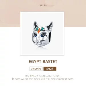 Charms Typu Pandora Egipt - Cat God Besti - SCC1859
