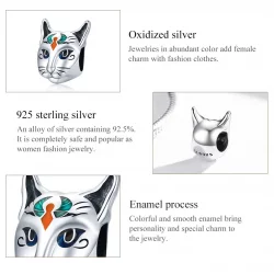 Charms Typu Pandora Egipt - Cat God Besti - SCC1859