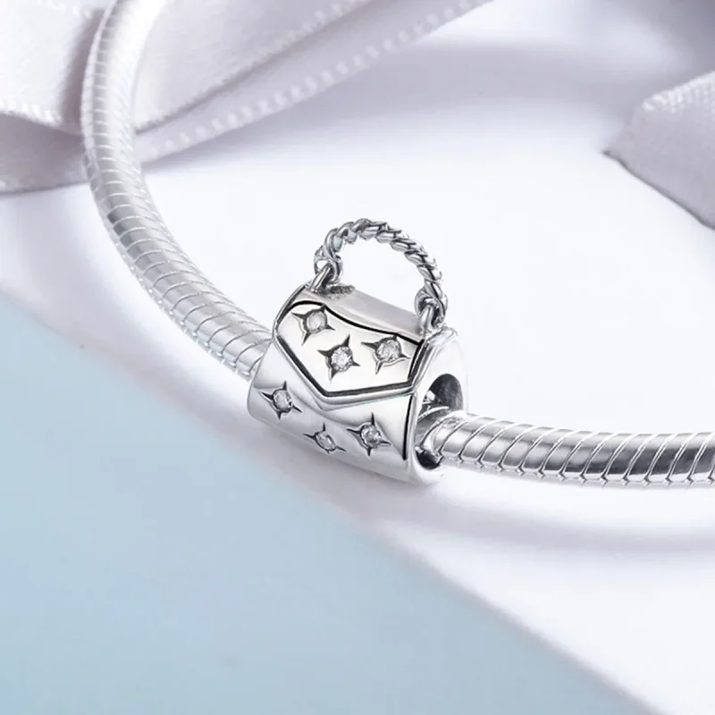 (zdjęcie do) Charms Typu Pandora Elegancka torba na zakupy - SCC607 - Wyświetl 4