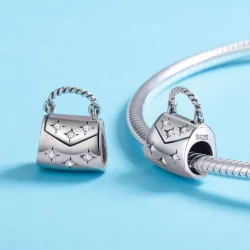 Charms Typu Pandora Elegancka torba na zakupy - SCC607