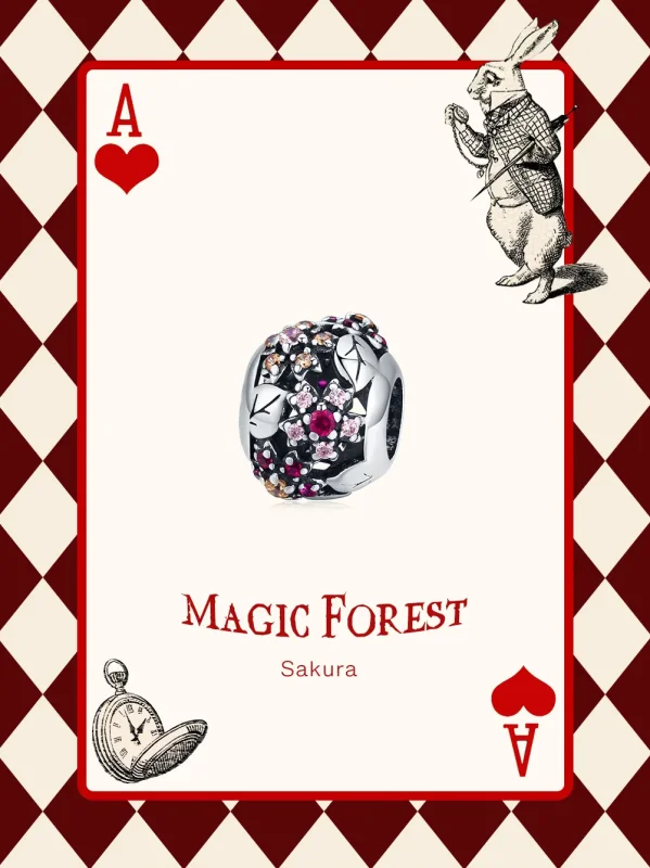 (zdjęcie do) Charms Typu Pandora Elegancki Kwiat Wiśni - SCC1446 - Wyświetl 6