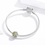 Charms Typu Pandora Eleganckie liście miłorzębu - BSC334