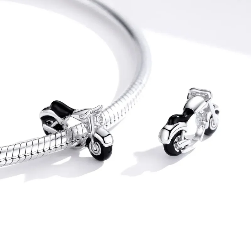 (zdjęcie do) Charms Typu Pandora Fajny motocykl - BSC273 - Wyświetl 4