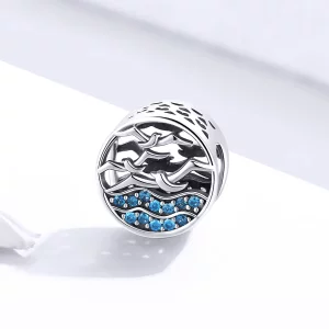 Charms Typu Pandora Fala i mewy - SCC1454