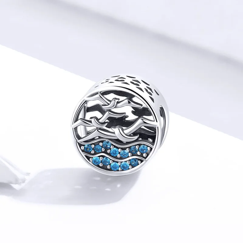(zdjęcie do) Charms Typu Pandora Fala i mewy - SCC1454 - Wyświetl 2