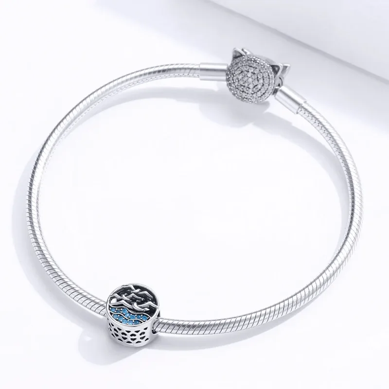 (zdjęcie do) Charms Typu Pandora Fala i mewy - SCC1454 - Wyświetl 3