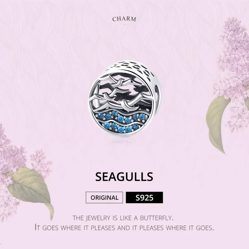 (zdjęcie do) Charms Typu Pandora Fala i mewy - SCC1454 - Wyświetl 6