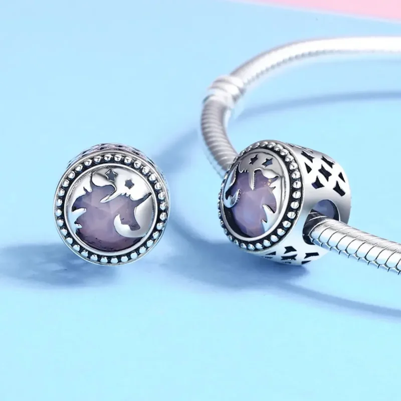 (zdjęcie do) Charms Typu Pandora Fantasy Jednorożec - SCC377 - Wyświetl 5