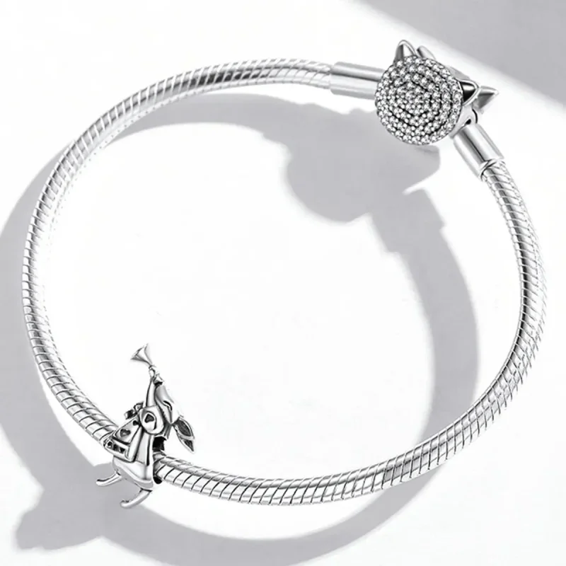 (zdjęcie do) Charms Typu Pandora Figlarny królik - SCC2045 - Wyświetl 3