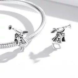 Charms Typu Pandora Figlarny królik - SCC2045