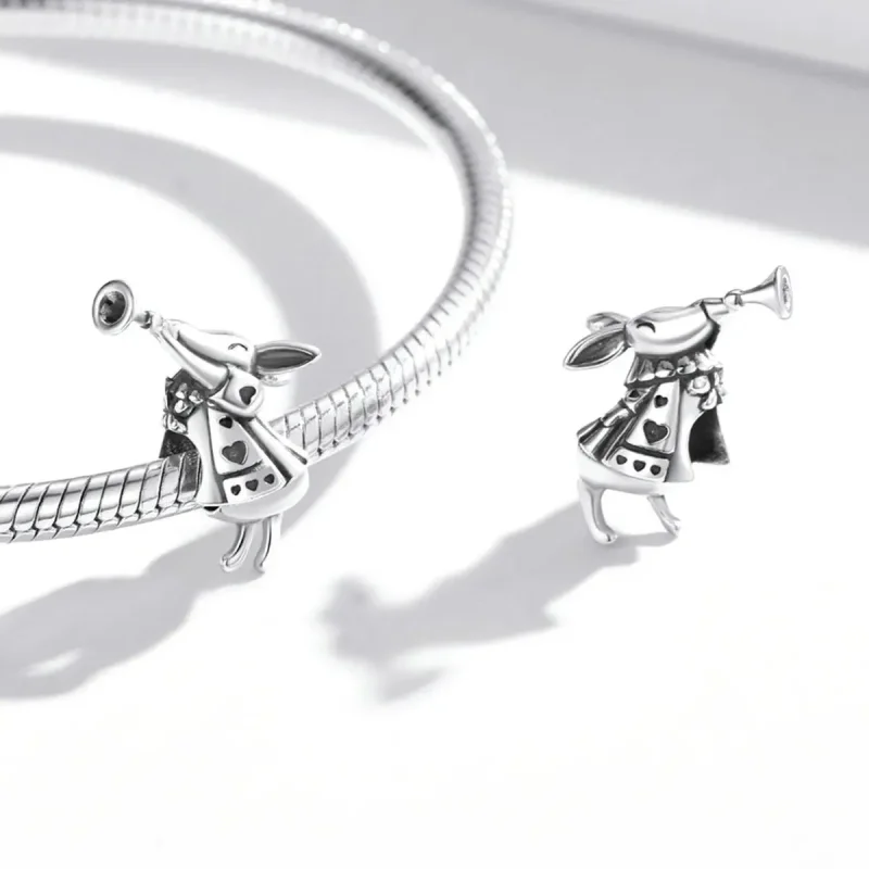 (zdjęcie do) Charms Typu Pandora Figlarny królik - SCC2045 - Wyświetl 4