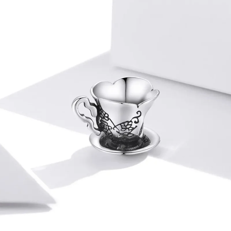 (zdjęcie do) Charms Typu Pandora filiżanka do herbaty - SCC1899 - Wyświetl 2