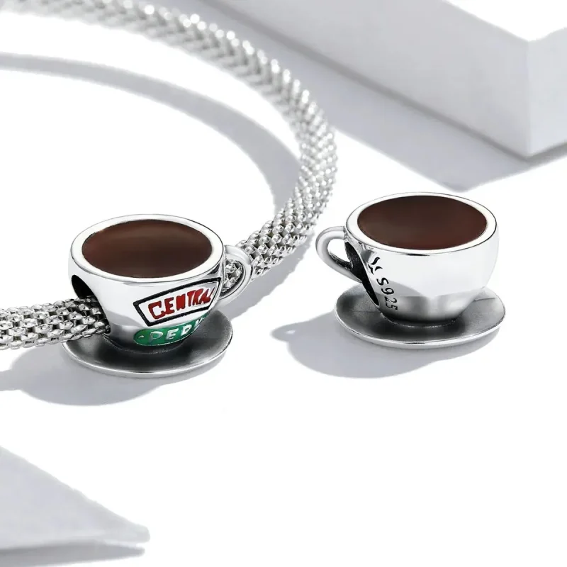 (zdjęcie do) Charms Typu Pandora Filiżanka kawy - SCC2164 - Wyświetl 3