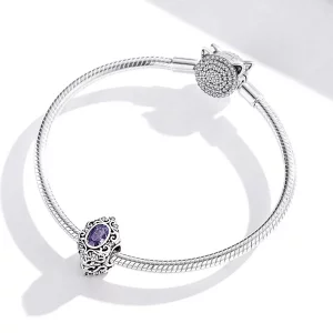 Charms Typu Pandora Fioletowy urok - SCC1928