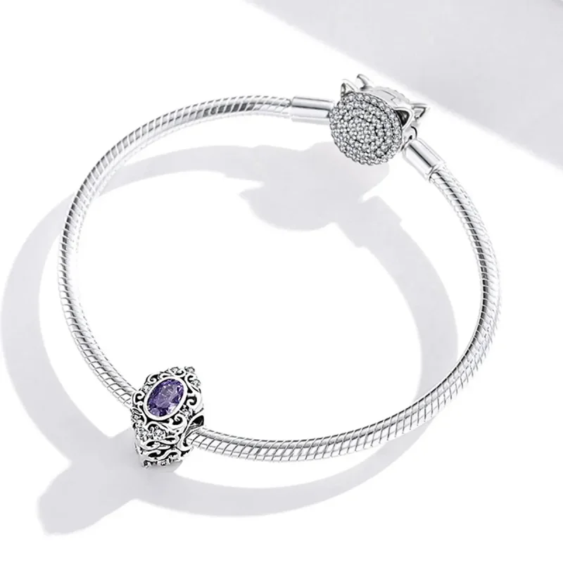 (zdjęcie do) Charms Typu Pandora Fioletowy urok - SCC1928 - Wyświetl 2