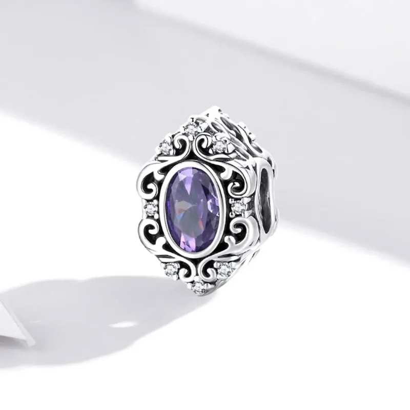 (zdjęcie do) Charms Typu Pandora Fioletowy urok - SCC1928 - Wyświetl 4