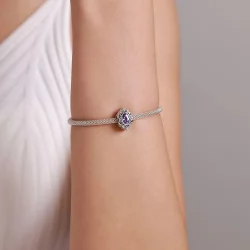 Charms Typu Pandora Fioletowy urok - SCC1928