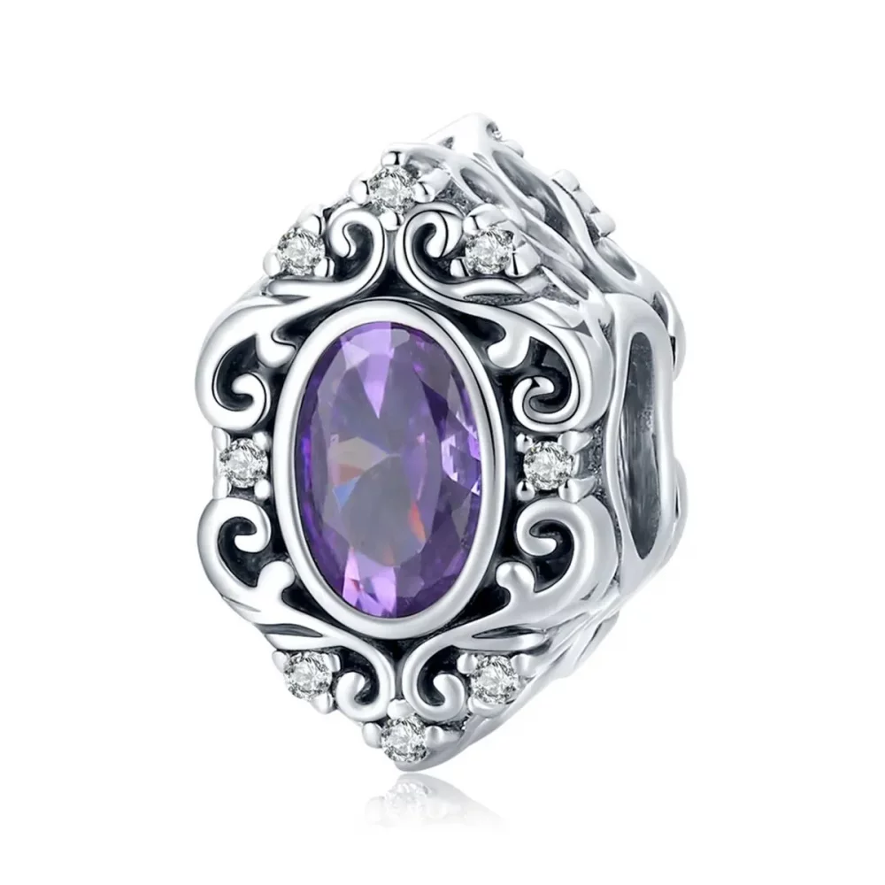 Charms Typu Pandora Fioletowy urok - SCC1928
