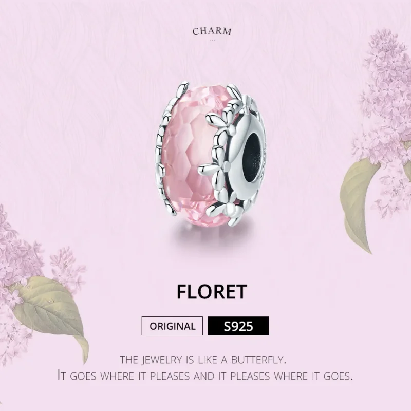 (zdjęcie do) Charms Typu Pandora Floret - SCC1282 - Wyświetl 2