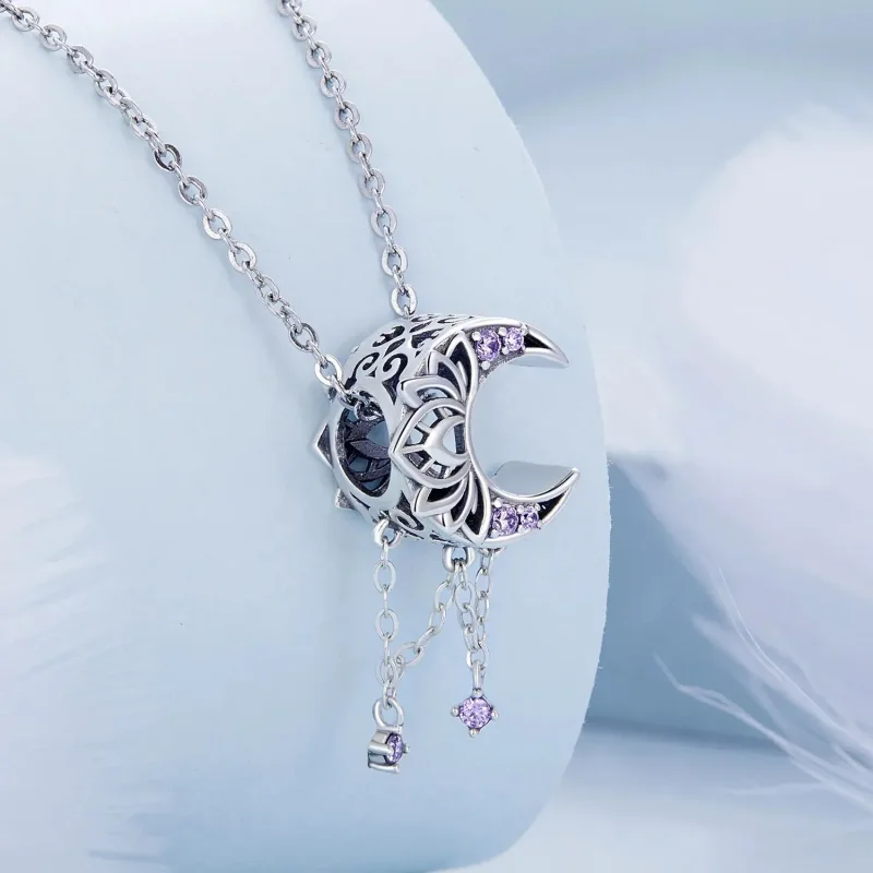 (zdjęcie do) Charms Typu Pandora Frędzel księżycowy - BSC636 - Wyświetl 2