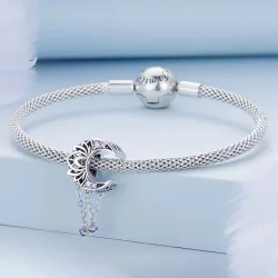 Charms Typu Pandora Frędzel księżycowy - BSC636