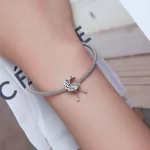 Charms Typu Pandora Frędzel księżycowy - BSC636