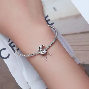 Charms Typu Pandora Frędzel księżycowy - BSC636