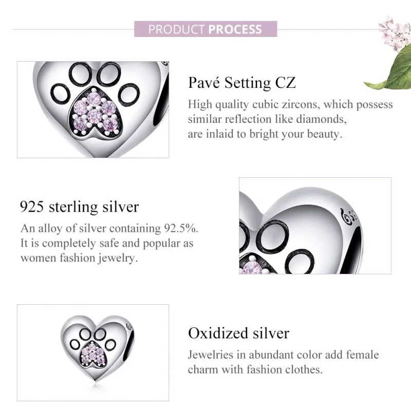 (zdjęcie do) Charms Typu Pandora Futro Mama - BSC209 - Wyświetl 6