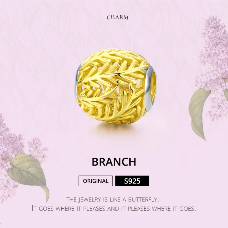 (zdjęcie do) Charms Typu Pandora Gałąź - SCC1332 - Wyświetl 6