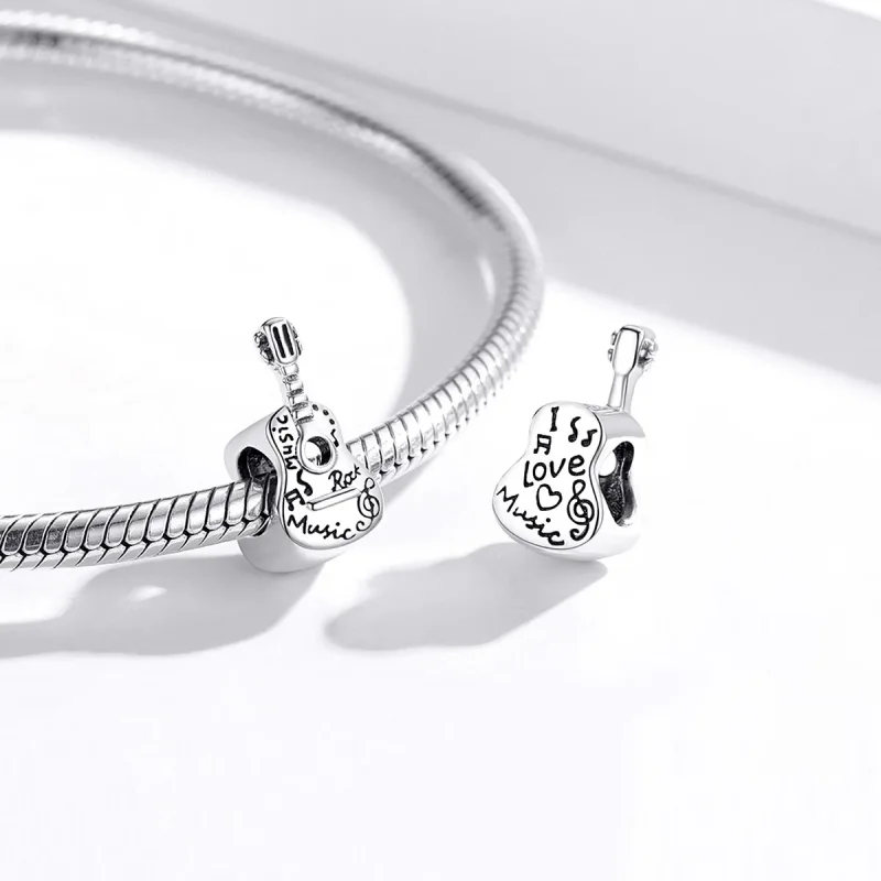 (zdjęcie do) Charms Typu Pandora Gitara - SCC1708 - Wyświetl 4