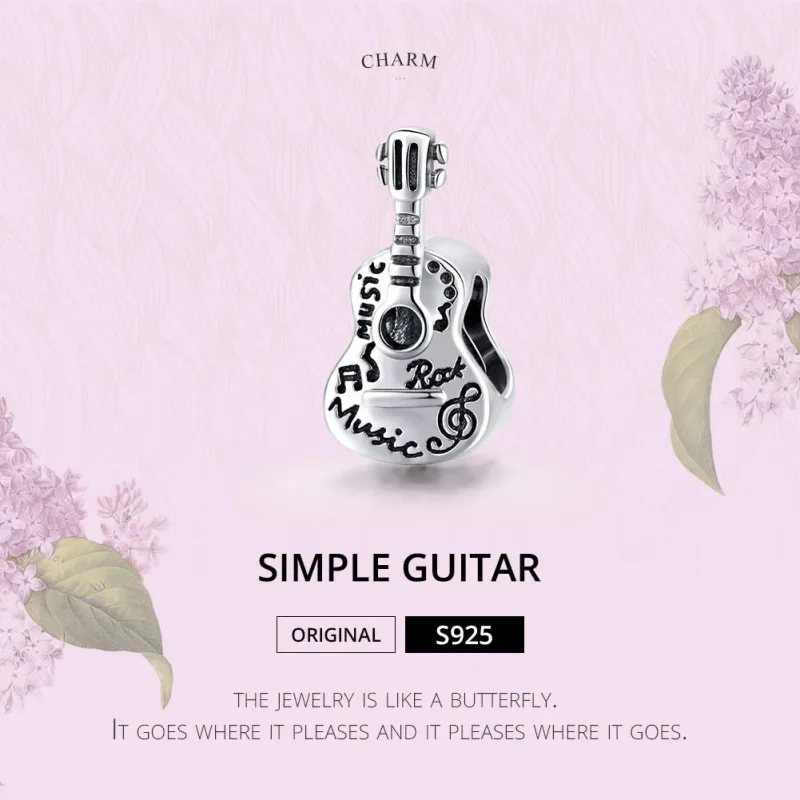 (zdjęcie do) Charms Typu Pandora Gitara - SCC1708 - Wyświetl 6