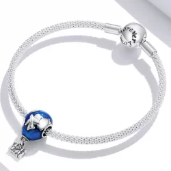 Charms Typu Pandora Globetrotter - Balon na ogrzane powietrze - SCC2028