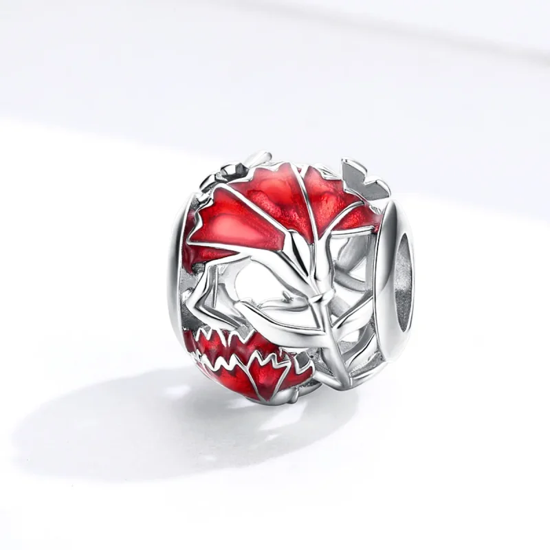 (zdjęcie do) Charms Typu Pandora Goździk - BSC097 - Wyświetl 2