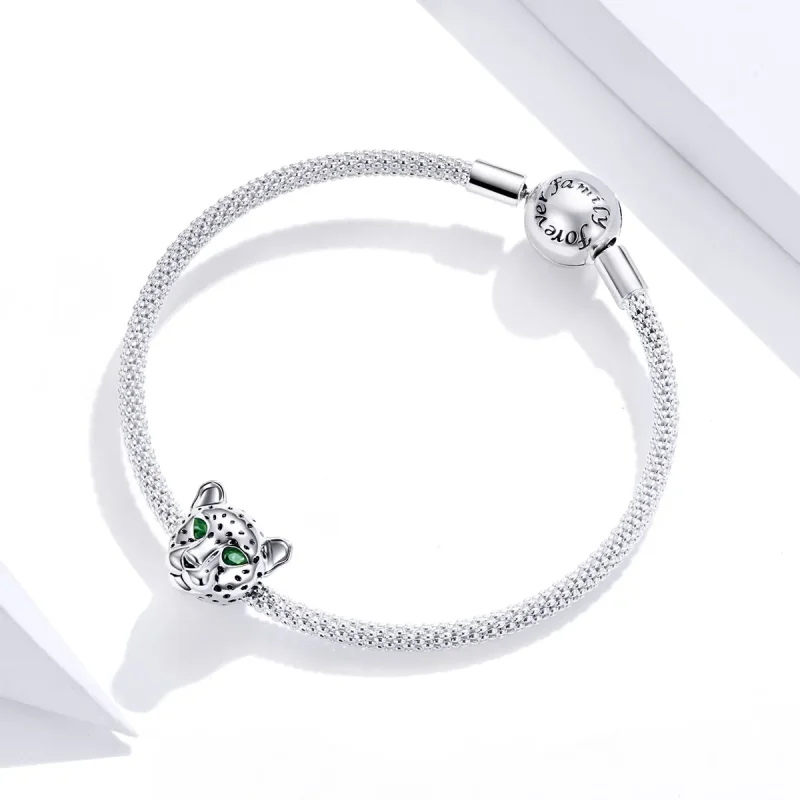 (zdjęcie do) Charms Typu Pandora Głowa geparda - SCC1675 - Wyświetl 3