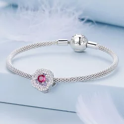 Charms Typu Pandora Gradientowe Kwiaty - BSC625