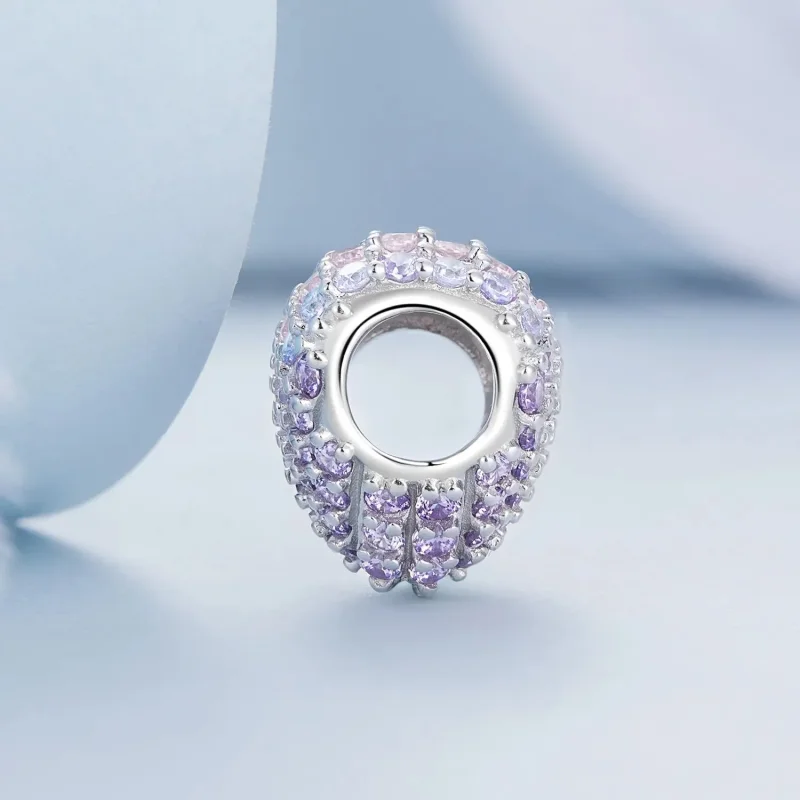 (zdjęcie do) Charms Typu Pandora Gradientowe serce - BSC624 - Wyświetl 3