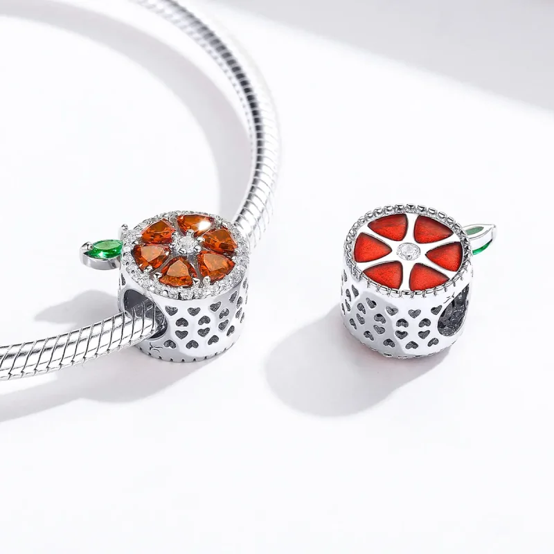 (zdjęcie do) Charms Typu Pandora Grejpfrut - SCC1277 - Wyświetl 4