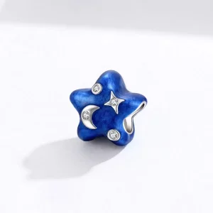 Charms Typu Pandora Gwiaździste niebo w blasku księżyca - BSC178