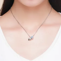Charms Typu Pandora Gwiazdki z szafirową biżuterią - SCC912