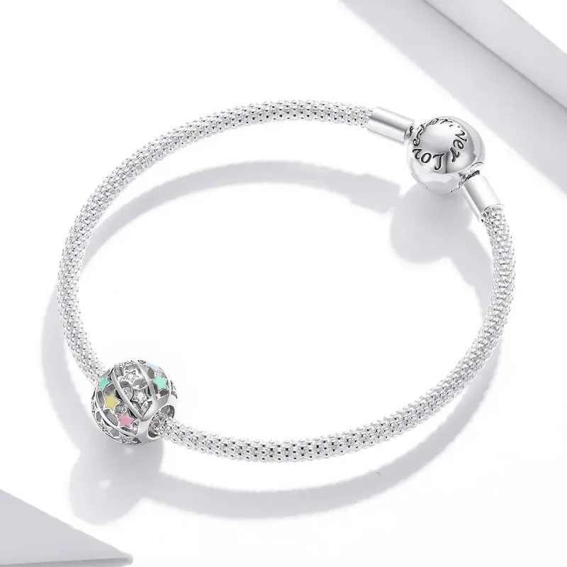 (zdjęcie do) Charms Typu Pandora Gwiezdna Planeta - BSC438 - Wyświetl 3