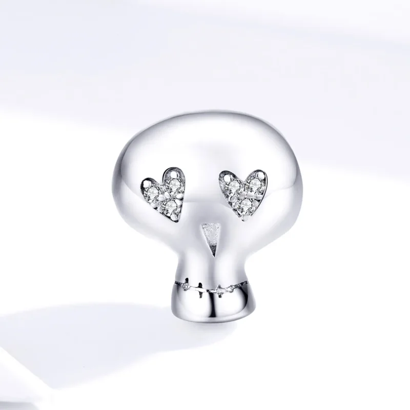 (zdjęcie do) Charms Typu Pandora Halloweenowa czaszka - SCC1362 - Wyświetl 3