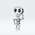 Charms Typu Pandora Halloweenowy człowiek z czaszką - SCC1617