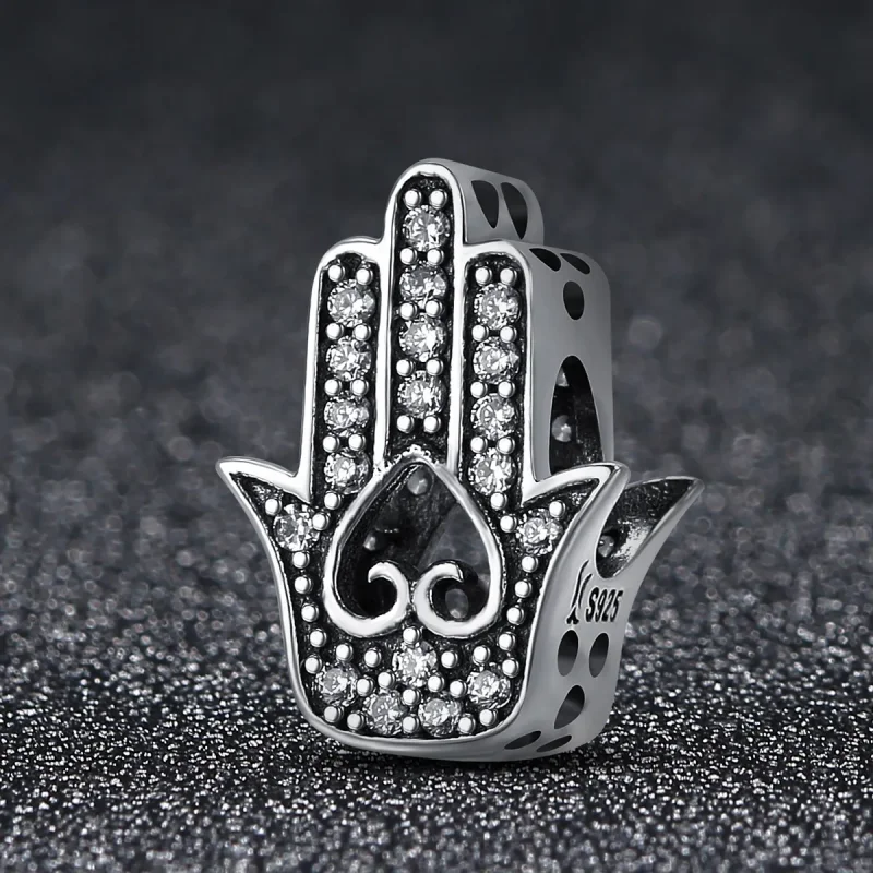 (zdjęcie do) Charms Typu Pandora Hamsa - SCC225 - Wyświetl 3