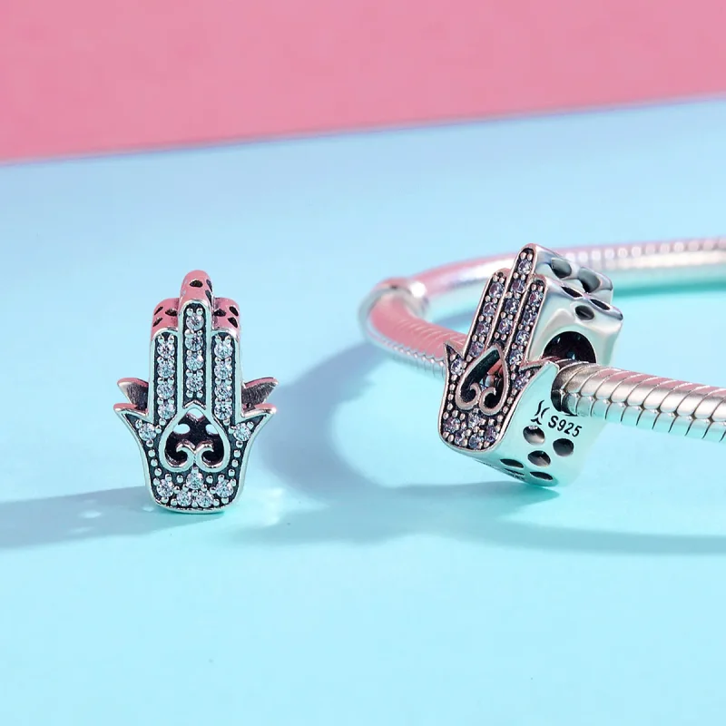 (zdjęcie do) Charms Typu Pandora Hamsa - SCC225 - Wyświetl 5