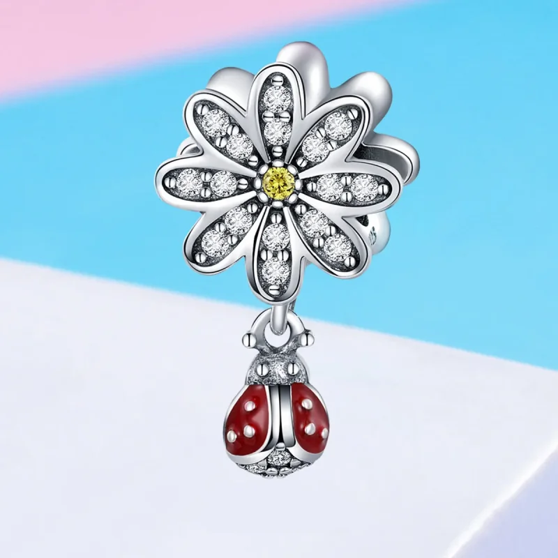 (zdjęcie do) Charms Typu Pandora Historia Biedronki - SCC727 - Wyświetl 4