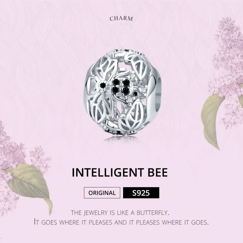 (zdjęcie do) Charms Typu Pandora Inteligentna pszczoła - BSC200 - Wyświetl 6