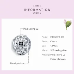 Charms Typu Pandora Inteligentna pszczoła - BSC200